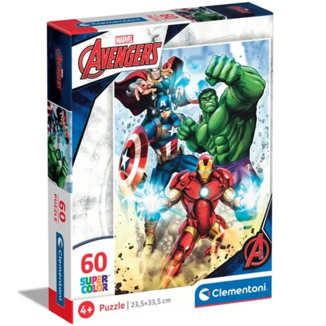 Marvel: Bosszúállók Supercolor puzzle 60 db-os – Clementoni