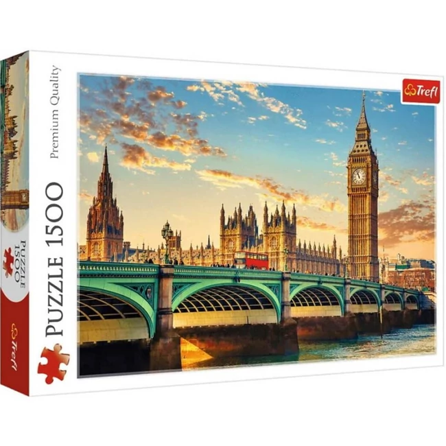 Csodálatos London, Egyesült Királyság 1500 db-os puzzle – Trefl
