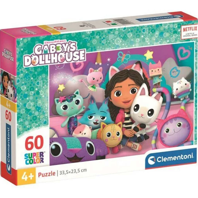 Gabi babaháza 60 db-os Supercolor puzzle – Clementoni