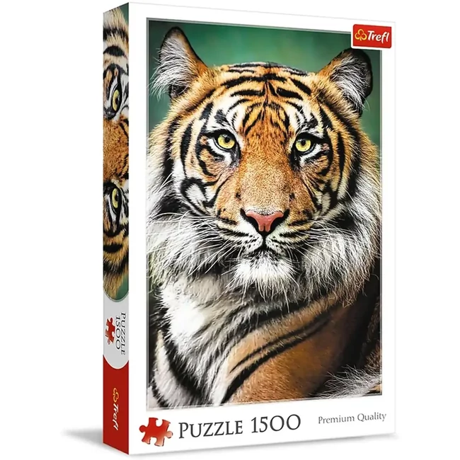 Tigris portré 1500 db-os puzzle – Trefl