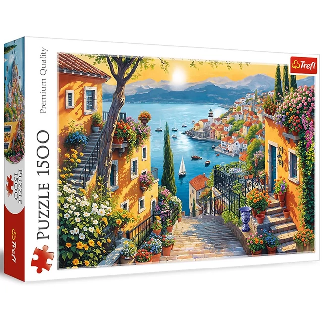 Tengerparti kilátás 1500 db-os puzzle – Trefl