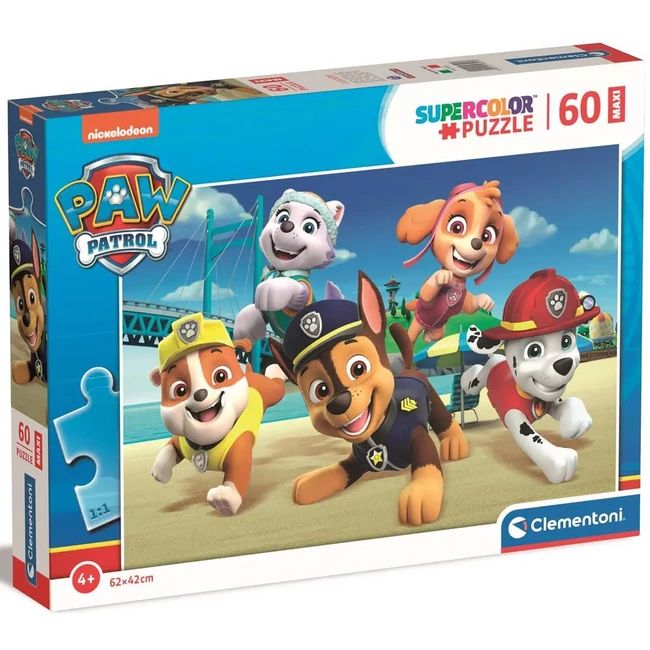 Mancs Őrjárat: Maxi Super Color Puzzle 60 darabos – Clementoni