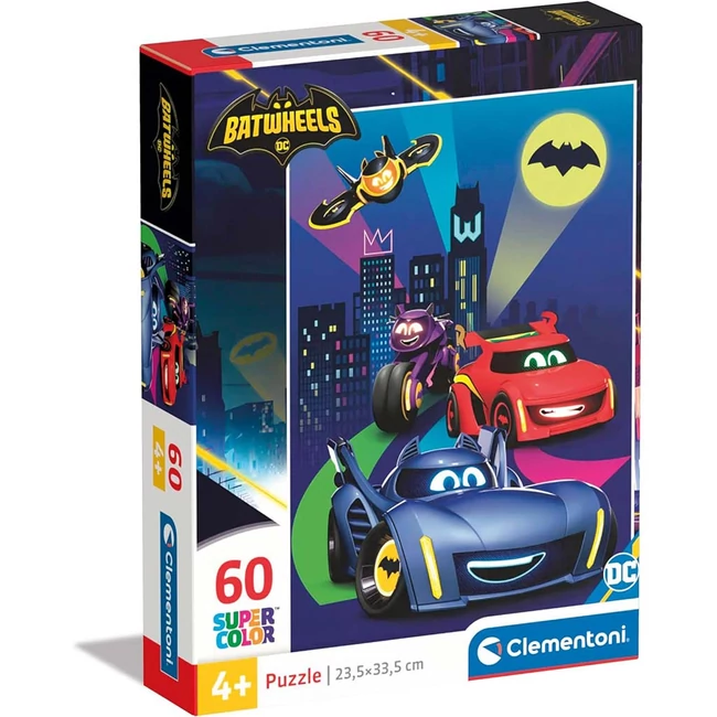 Batwheels 60 db-os Supercolor puzzle – Clementoni