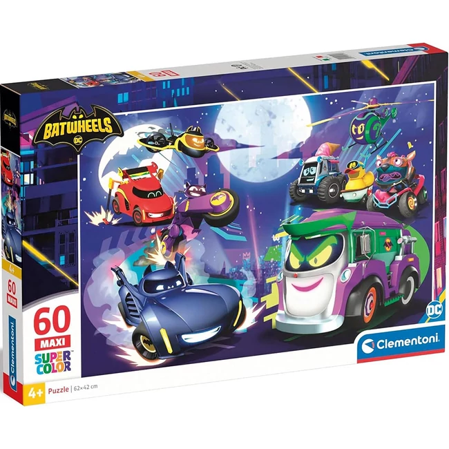 Batwheels 60 db-os maxi supercolor puzzle – Clementoni