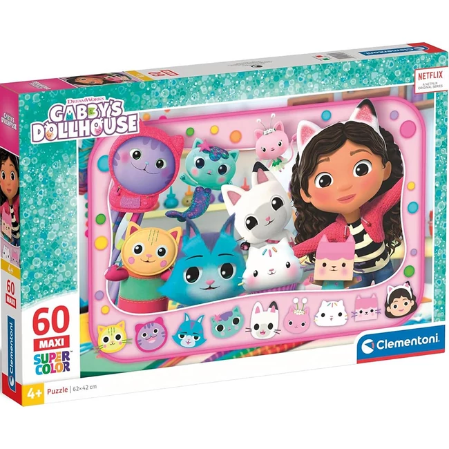 Gabi babaháza 60 db-os maxi supercolor puzzle – Clementoni