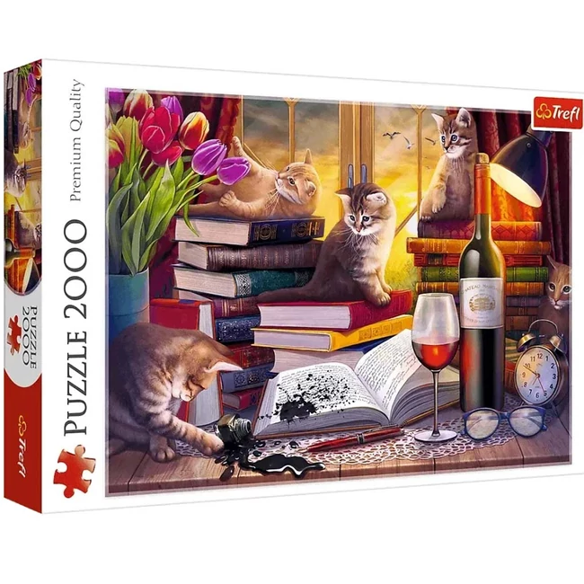 Macskaest 2000 db-os prémium puzzle – Trefl