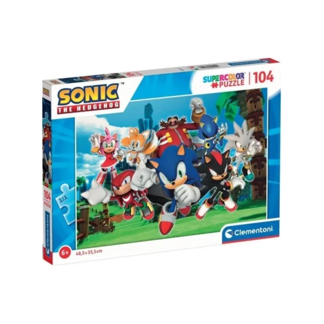 Sonic a sündisznó 104 db-os puzzle – Clementoni