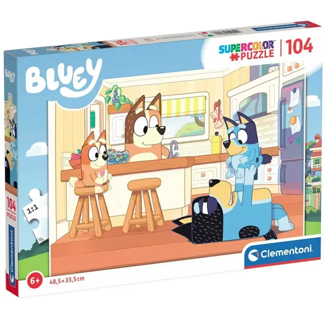 Bluey és családja 104 db-os puzzle – Clementoni