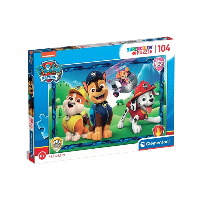 Mancs őrjárat Supercolor puzzle 104 db-os – Clementoni