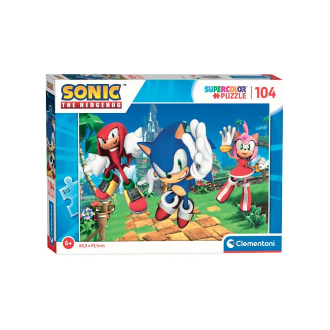 Sonic 104 db-os Super Color Puzzle – Clementoni