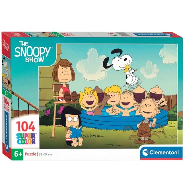 Snoopy és barátai 104 db-os Supercolor puzzle – Clementoni