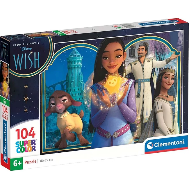 Disney Kívánság 104 db-os Supercolor puzzle – Clementoni