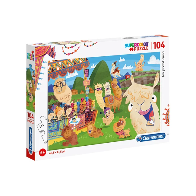 No probLÁMA Supercolor puzzle 104 db-os – Clementoni