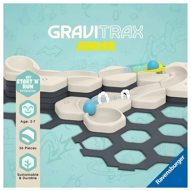 Gravitrax Junior kezdő 36 db-os golyópálya szett – Ravensburger