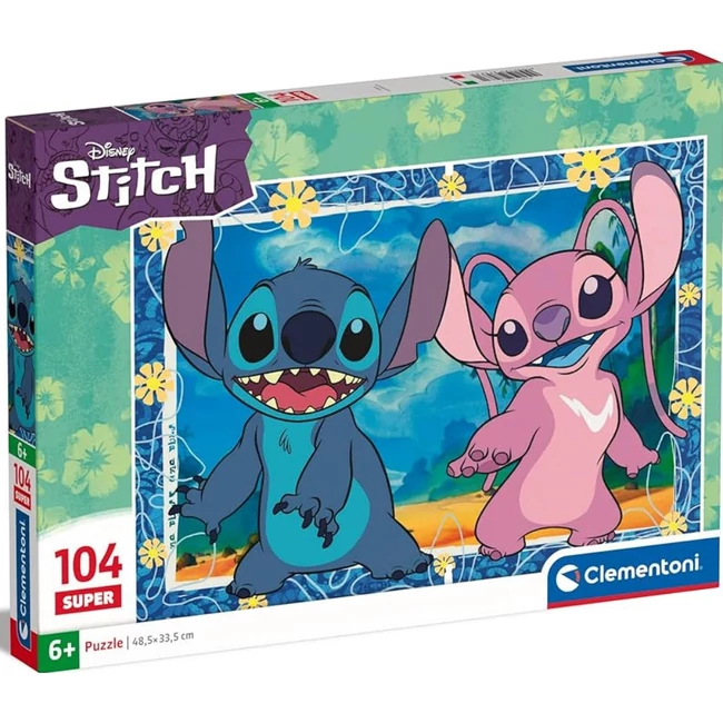 Super 104 db-os Stitch és társai puzzle – Clementoni