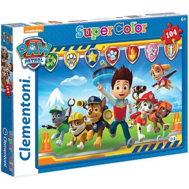 Mancs őrjárat: A csapat Supercolor puzzle 104 db-os – Clementoni