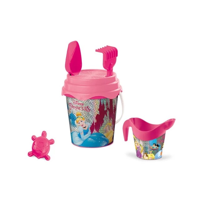 Disney Hercegnők csillámos homokozó szett vödörrel – Mondo Toys