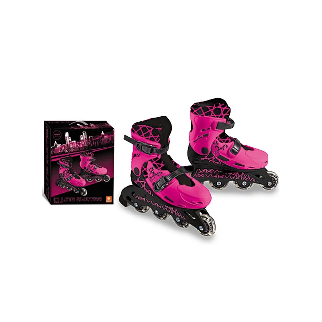 Görkorcsolya pink-fekete színben 33–36 – Mondo toys