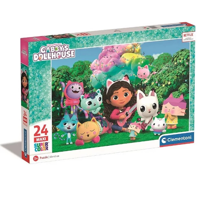Gabi babaháza: Maxi Super Color Puzzle 24 darabos – Clementoni