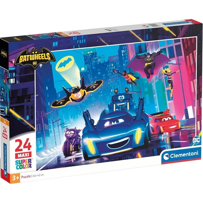 Batwheels 24 db-os maxi supercolor puzzle – Clementoni