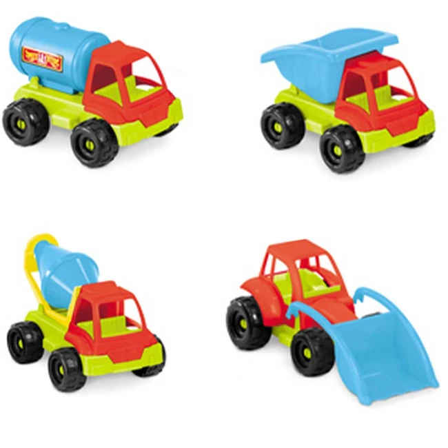 Műanyag építőipari teherautó 25 cm-es többféle 1 db – Mondo Toys