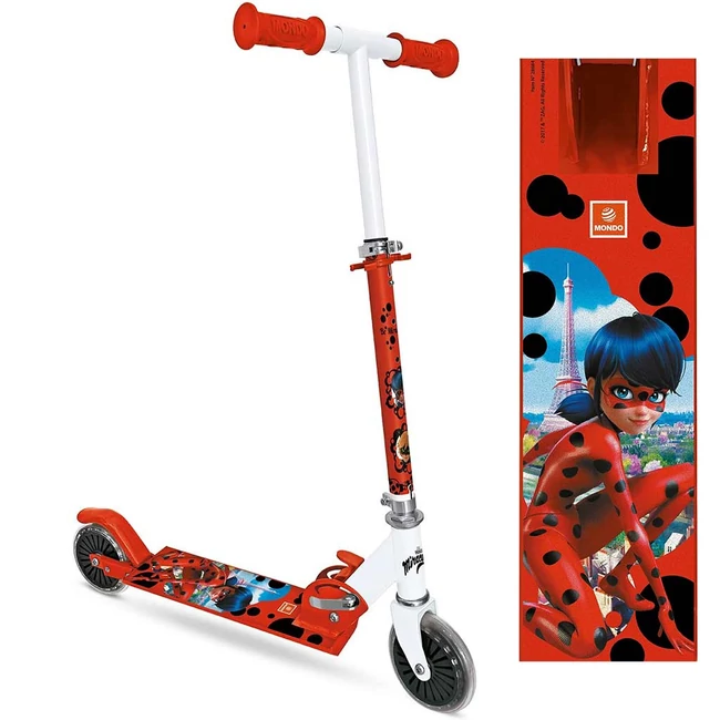Miraculous: Alumínium összecsukható kétkerekű roller – Mondo toys