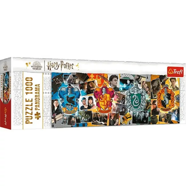 Wizarding World: Roxfort négy háza Panoráma puzzle 1000 db-os – Trefl