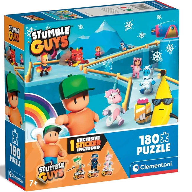 Stumble Guys Út a győzelem felé 180 db-os super puzzle – Clementoni