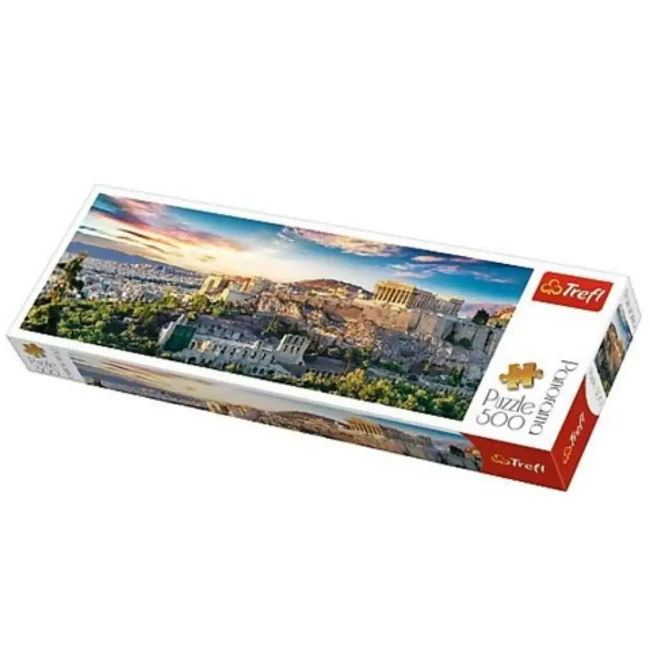 Akropolisz, Athén Panoráma puzzle 500 db-os – Trefl