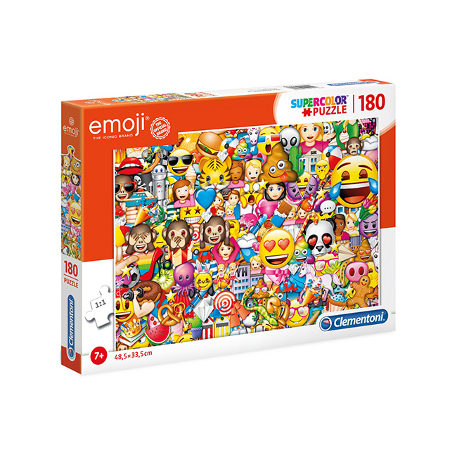 Emojik Supercolor puzzle 180 db-os – Clementoni