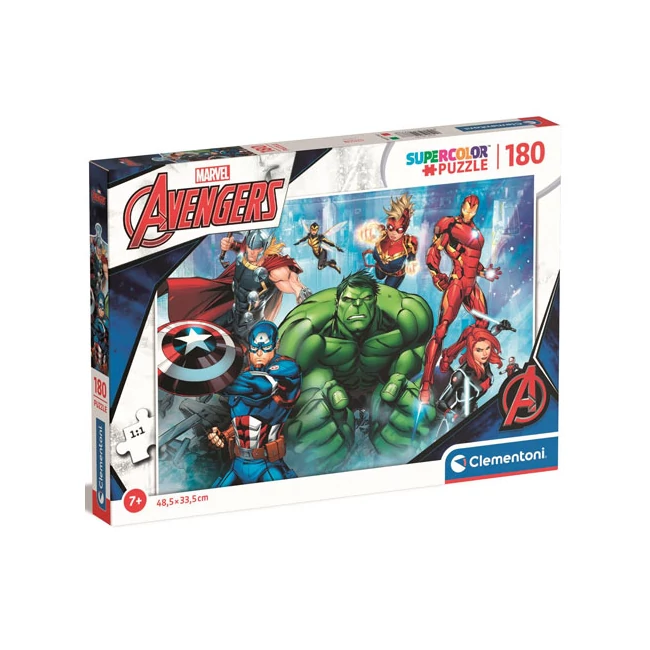 Marvel: Bosszúállók Supercolor puzzle 180 db-os – Clementoni