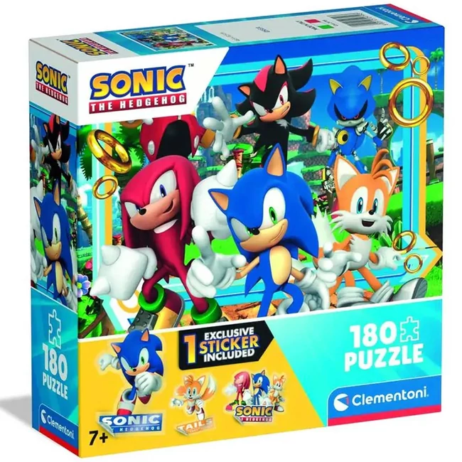 Sonic, a sündisznó 180 darabos HQ puzzle – Clementoni