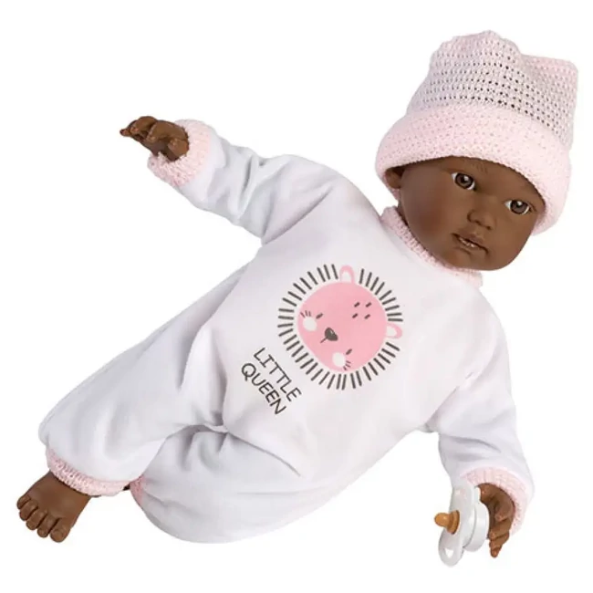 Llorens: Cuca síró afroamerikai baba 30 cm