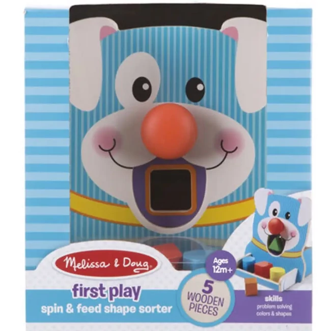 Pörgesd és etesd fa formaegyeztető játék – Melissa & Doug