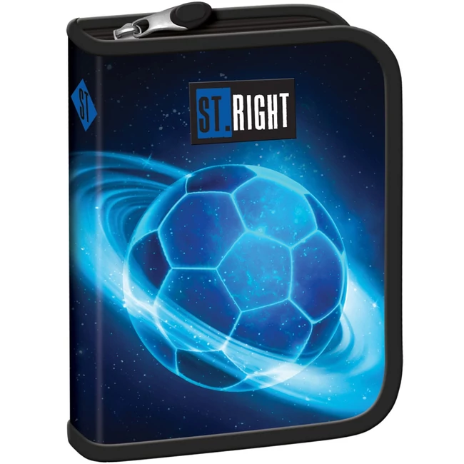 St.Right Cosmic Soccer kihajtható tolltartó PC03 20,5x14x3,5cm