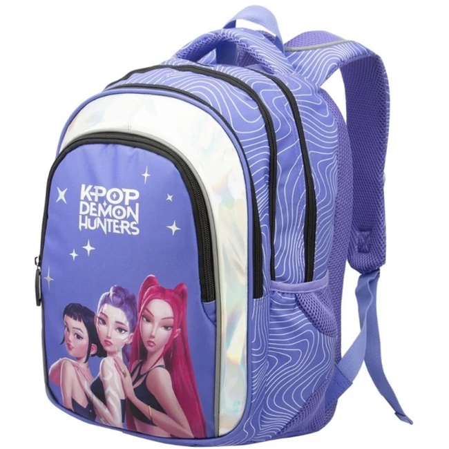 K-POP Demon Hunters 4 rekeszes iskolatáska, hátizsák BPL58 40x29x19 cm