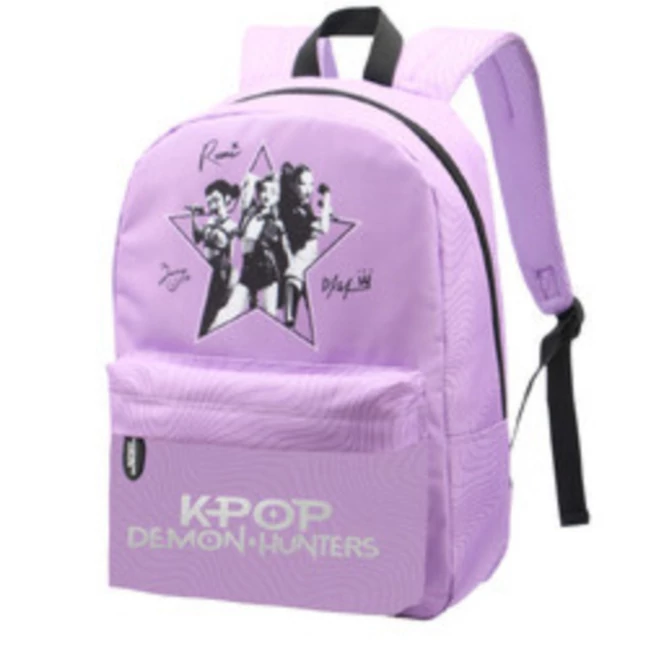 St.Right K-Pop Démonvadászok lila iskolatáska hátizsák