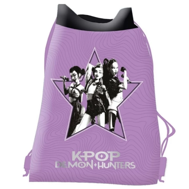 K-Pop Démonvadászok lila tornazsák