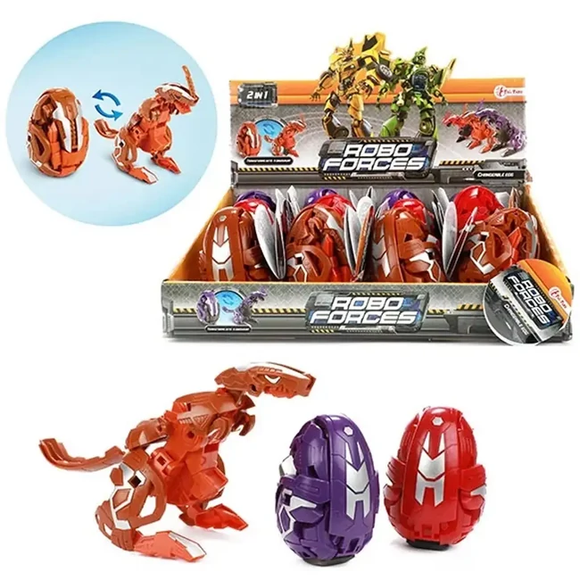 Robo Forces átalakuló dinoszaurusz tojás 1 db