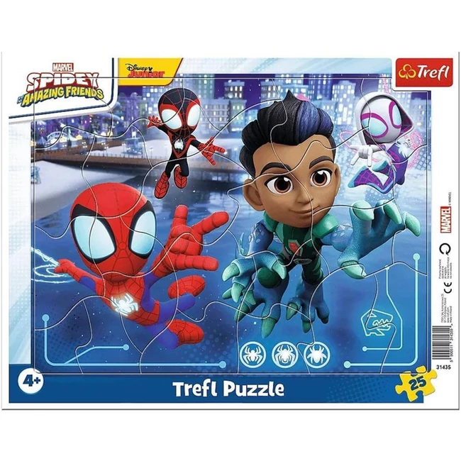 Spidey és barátai 25 db-os keretes puzzle – Trefl