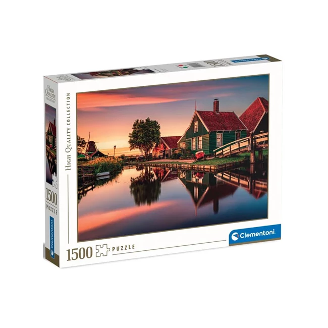 Zaanse Schans, Hollandia HQC 1500 db-os puzzle – Clementoni