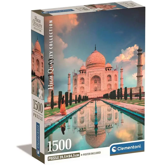 Taj Mahal 1500 db-os HQC puzzle 59,5×84,5 cm – Clementoni