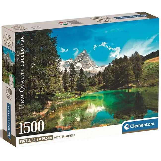 Égszínkék tó 1500 db-os HQC puzzle 84,5×59,5 cm – Clementoni
