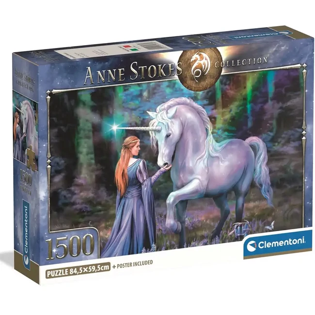 Anna Stokes – Az egyszarvú birodalma HQC 1500 db-os compact puzzle – Clementoni