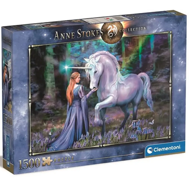 Anne Stokes: Blue Bell Woods 1500 db-os puzzle – Clementoni