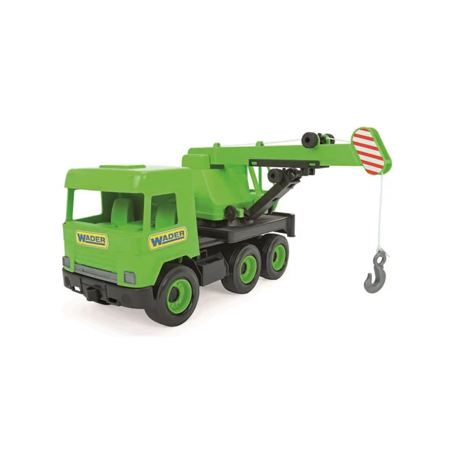 Middle Truck: Darus autó 43 cm zöld – Wader