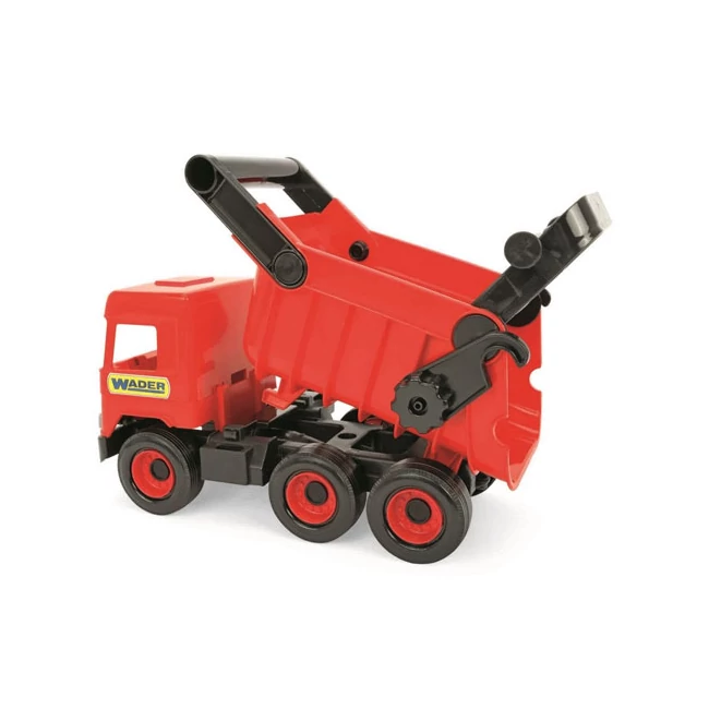 Middle Truck: Billentős dömper 43cm piros