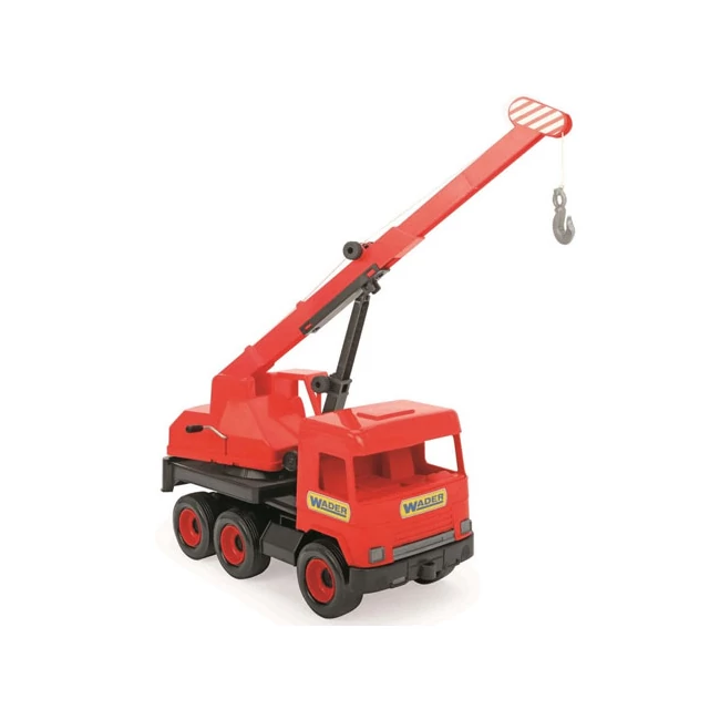 Middle Truck: Darus autó 43 cm piros – Wader
