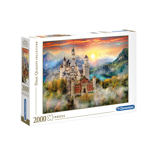 Neuschwanstein kastély HQC 2000 db-os puzzle – Clementoni
