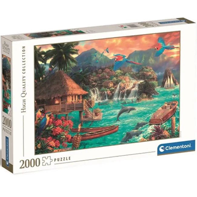 Élet a szigeten HQC 2000 db-os puzzle – Clementoni